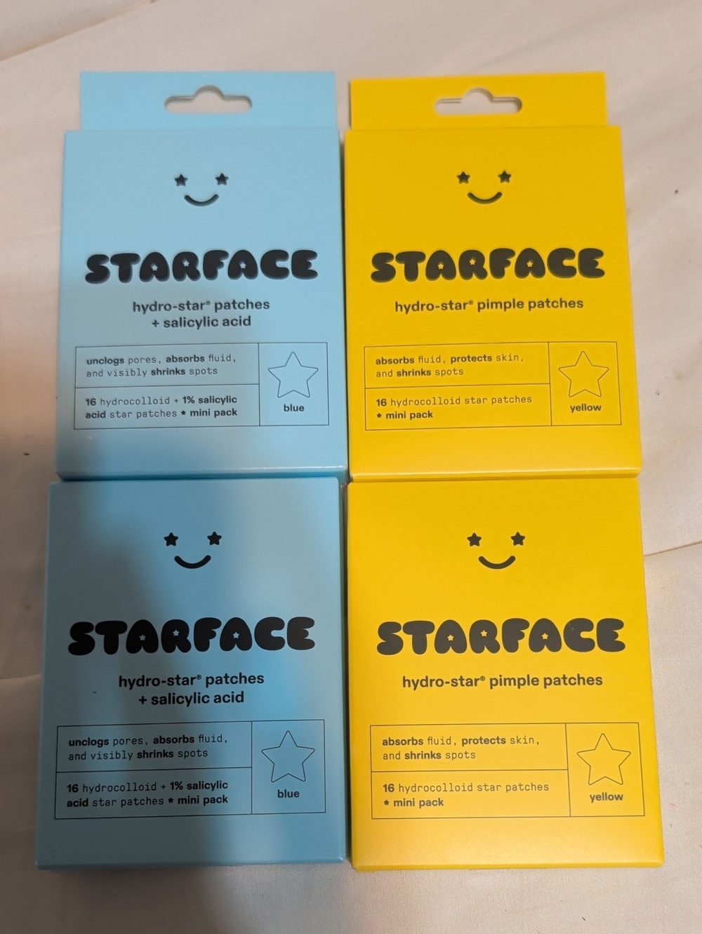 Starface Hydro-Star Pimple Patches — Blue & Yellow